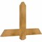 Ekena Millwork Eugene Rough Sawn Timber Gable Bracket, Western Red Cedar, 36"W x 21"H x 2"D x 4"F, 14/12 Pitch GBW036X21X0204EUG00RWR - alternate 4
